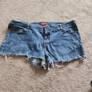 Dickies cut off jean shorts size 16